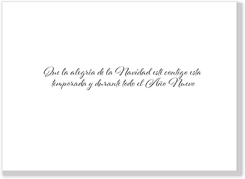 Miniatura 4 de Tarjeta de Navidad española con versículo de la Biblia - Paquete de 24