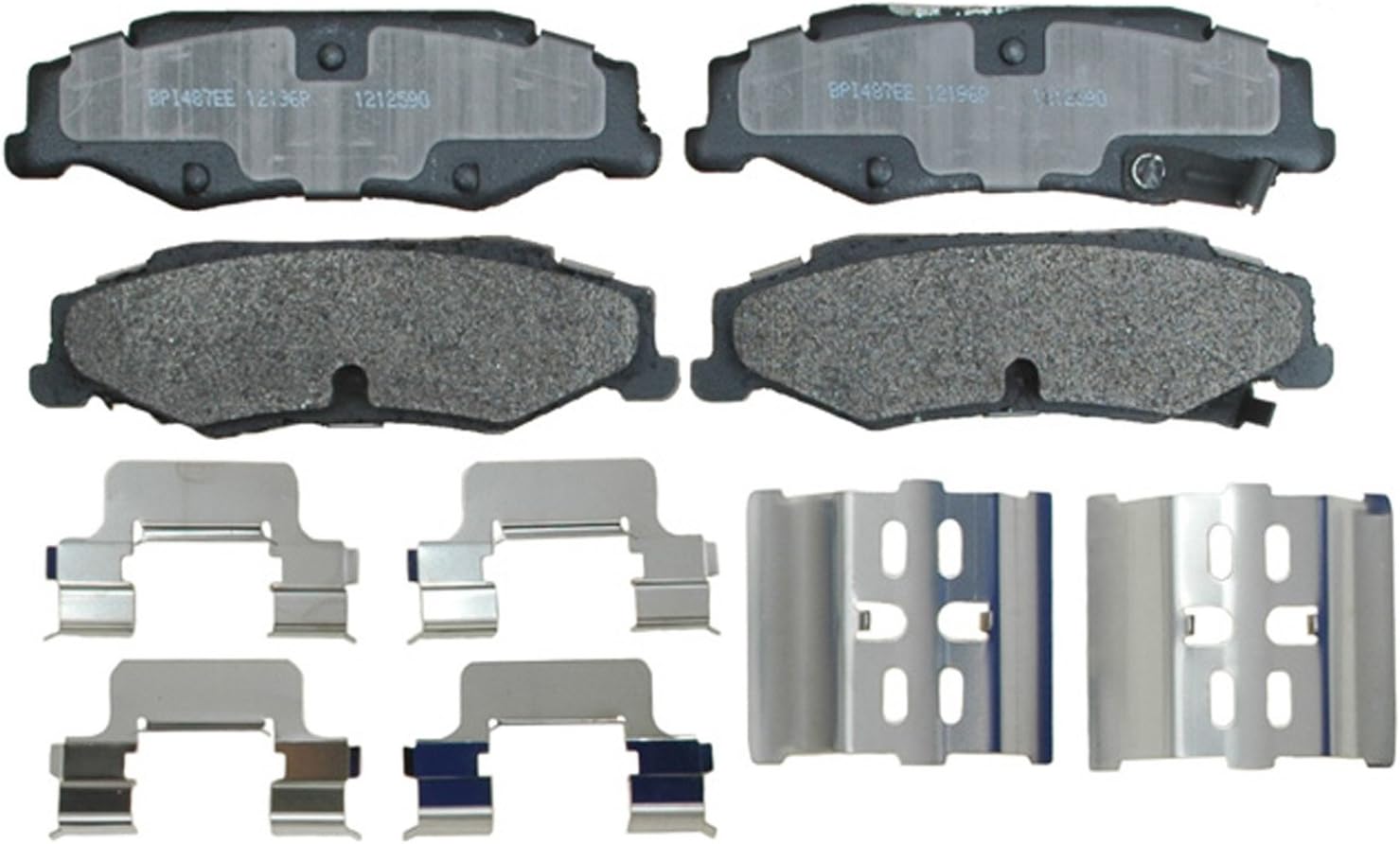 ACDelco Gold 17D732MH (19287123) Semi-Metallic Rear Disc Brake Pad Set