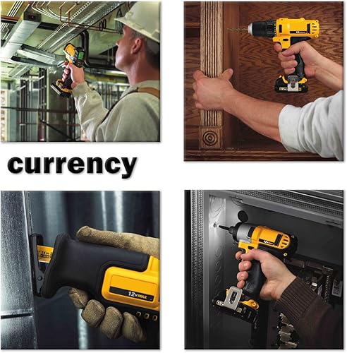 Miniatura 4 de Biswaye Cargador de batería de litio de 12 V20 V, paquete de 2 baterías de litio de 3.0 Ah DCB120 de 12 V máximo, repuesto para herramientas