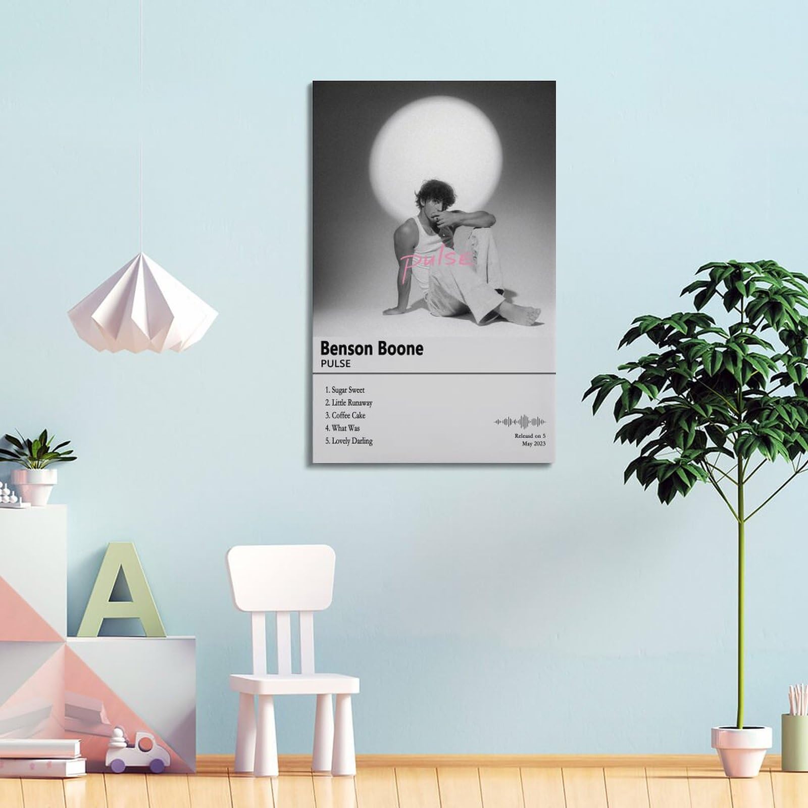 Benson Boone Poster 50x75cm - Vintage Wandkunst Leinwand Druck