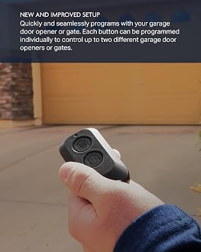 Chamberlain Genuine myQ 2-Button Garage Door Opener Remote, 1,300 ft Range