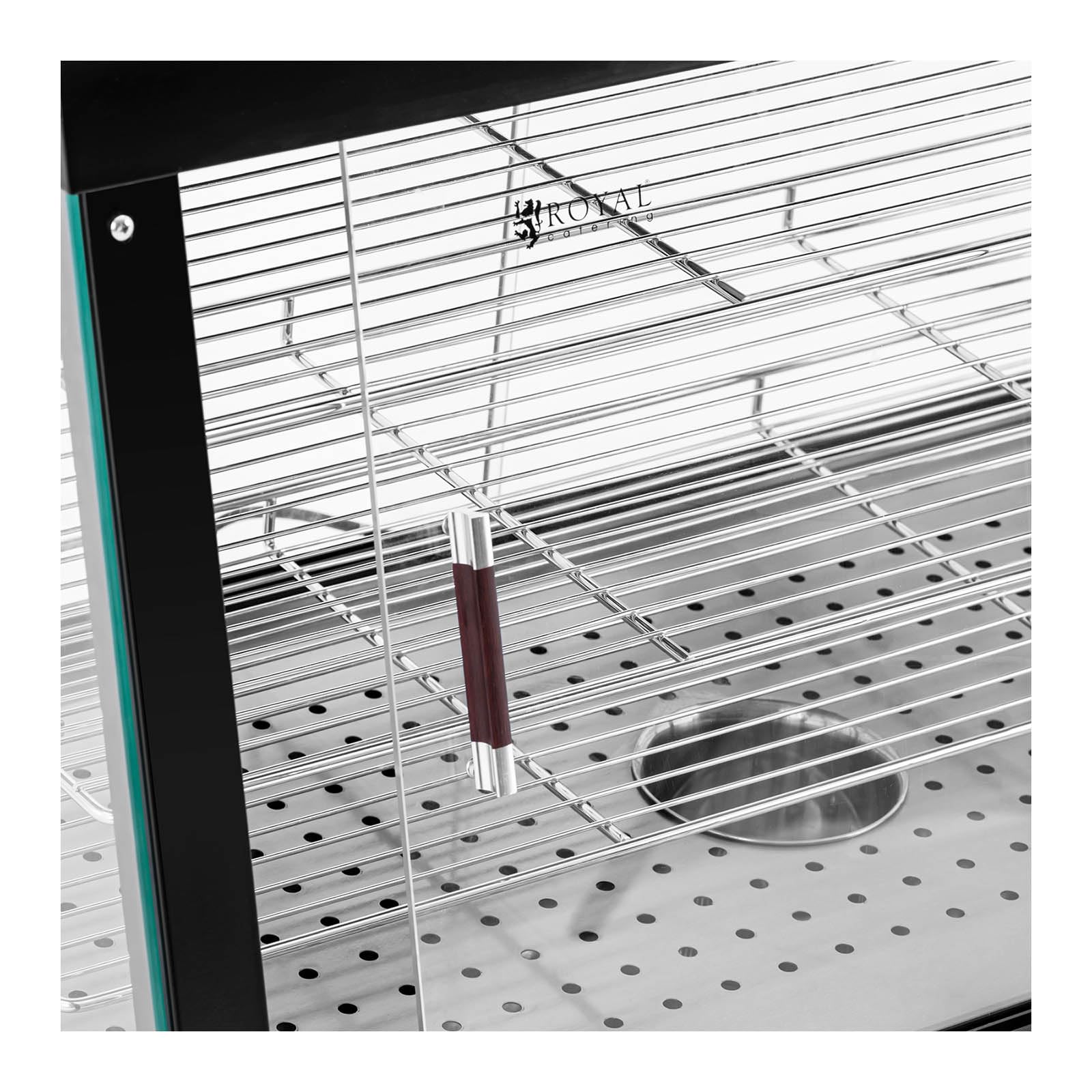 Royal Catering RC-HTDLD Comptoir chaud cm Royal Catering 1600 W Vitrine de maintien au chaud