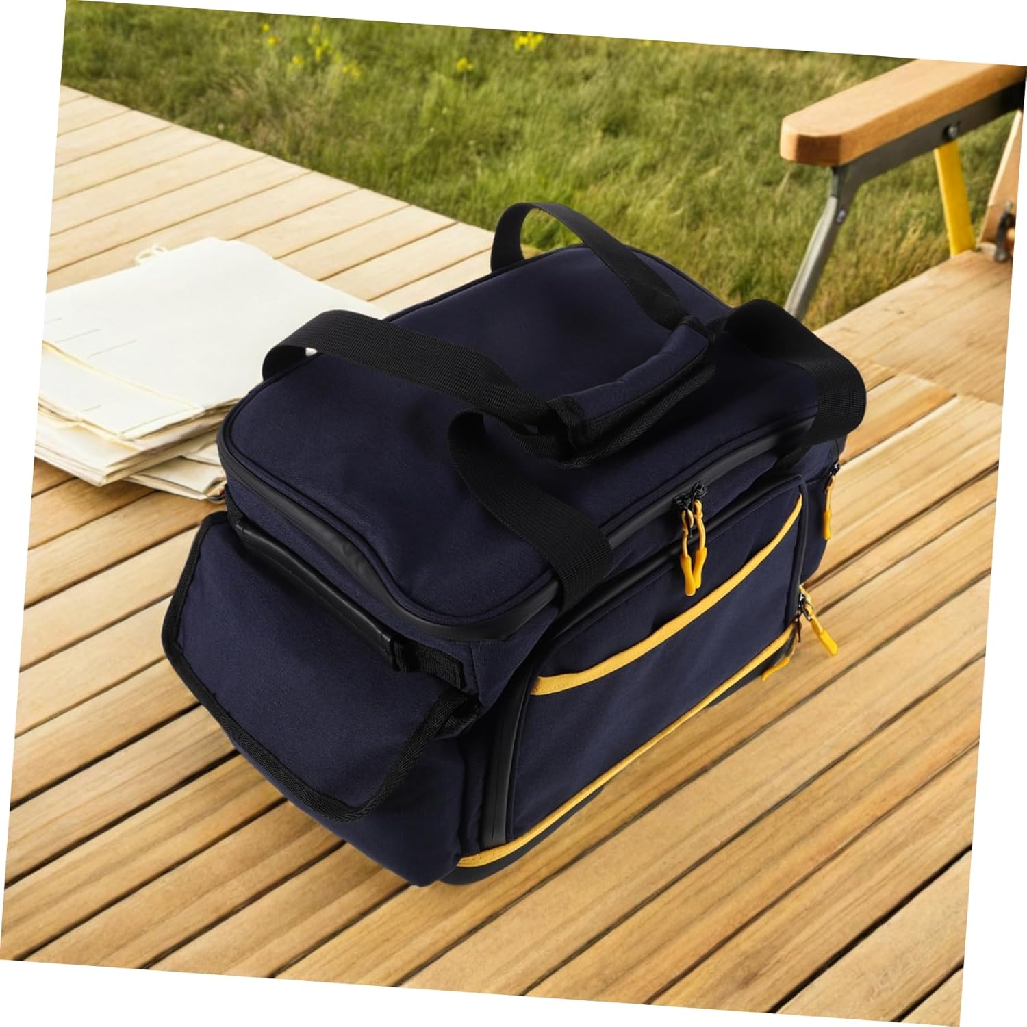 MERRYHAPY Camping Equipment Bag Cord Organizer Pouch Portable Storage Bag for Electronics Outdoor Travel Accessories