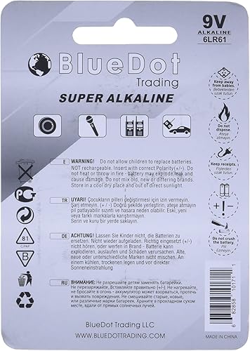 Miniatura 2 de BlueDot Trading Batería resistente de 9 voltios
