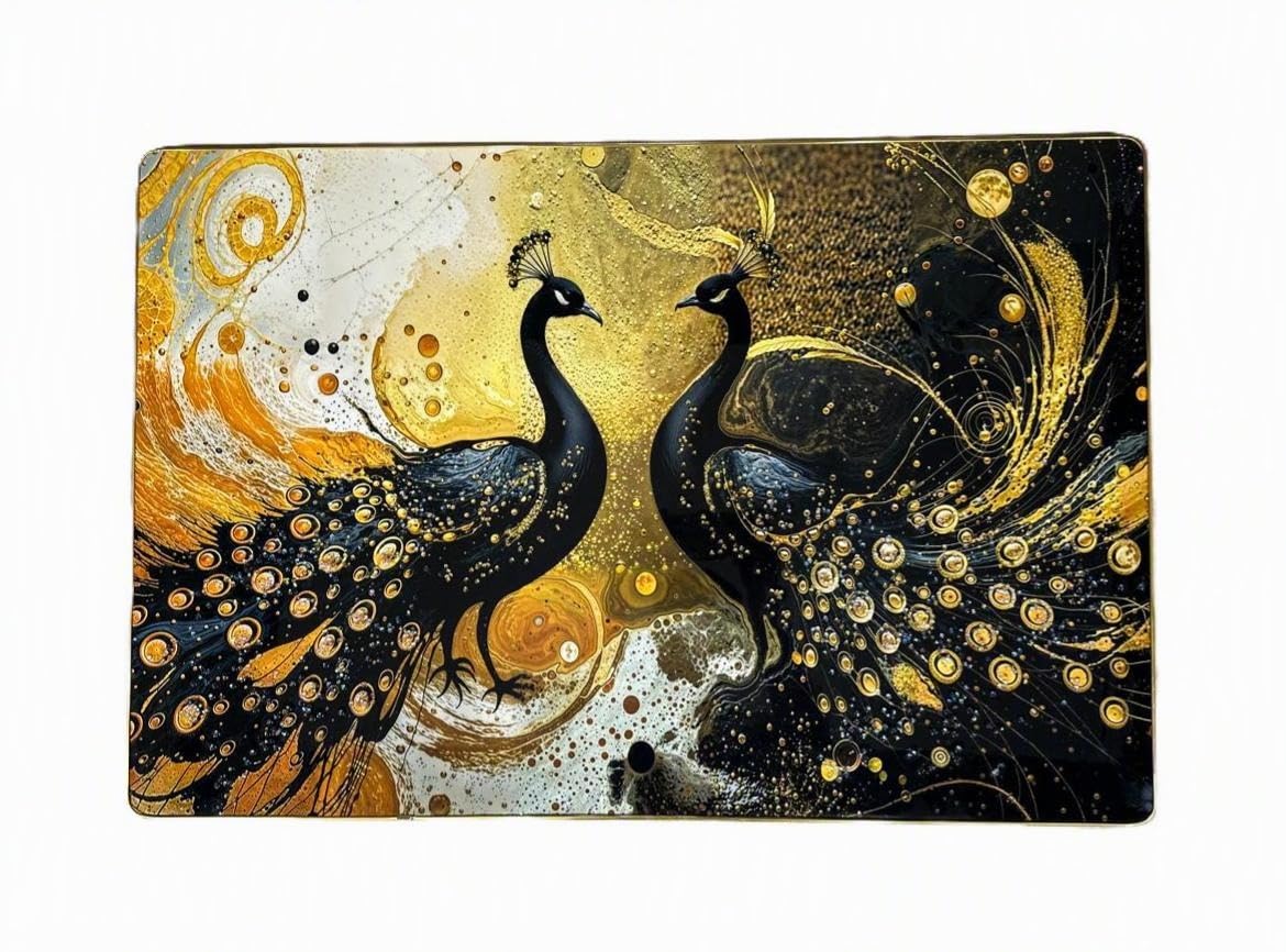 HighMark Gifts Peacock Crystal Scenery Wall Art | Decorative Acrylic Crystal Painting for Living Room, Bedroom, Hallway & Office Decor | 24 x 36 Inch-image-7