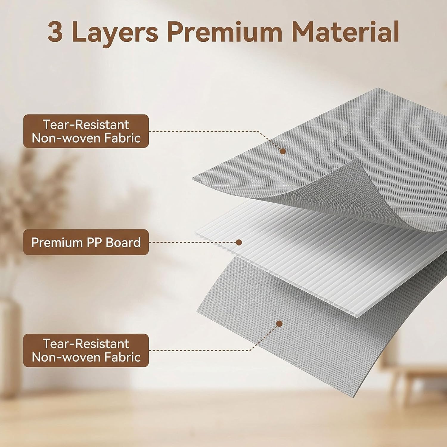 6 Pack Bed Sheet Organizers and Storage, (King & Queen Size) Sheet Organizer for Linen Closet, Foldable Bedding Storage Box with Window for Bedsheets, Duvet Cover and Pillowcase (Light Printed 6 Pack)