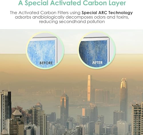 Miniatura 6 de H7123101 H21 H211S - Filtro de repuesto compatible con filtro de repuesto para purificador de aire Govee para H7123101 y Homvana H211 H211S, filtro