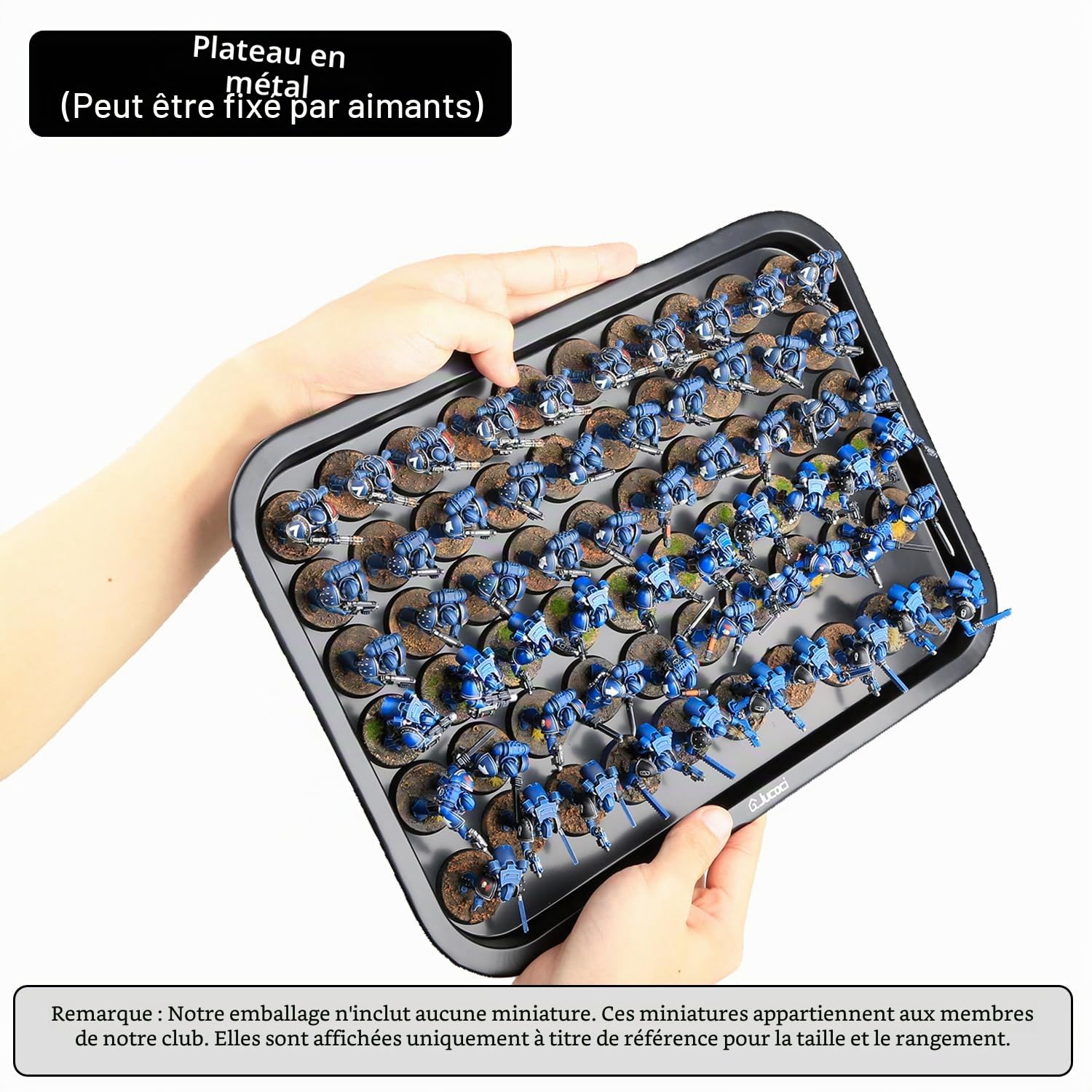 Jucoci Mallette de Rangement pour Miniatures (Grande Taille avec lumière)