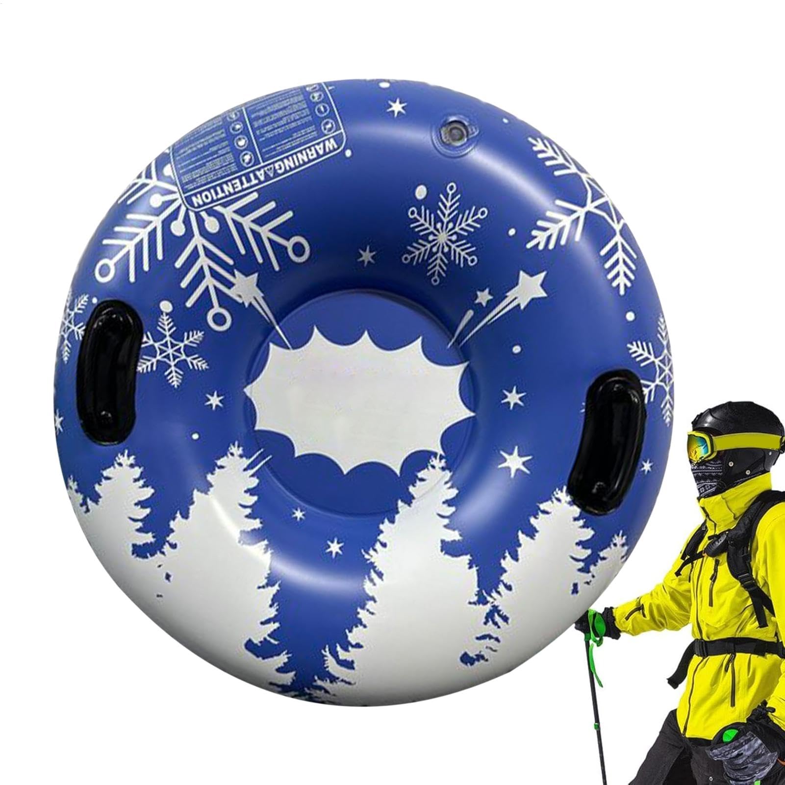 Luge gonflable pour luge extérieure d'hiver résistante aux chocs - 8