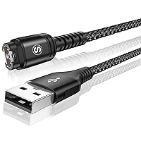 Vista 12 de Garmin - Cable cargador de reloj [2 unidades, 4 pies] compatible con Garmin Fenix 5 5S 5X 6 6S 6X Plus Pro 7 7S 7X 8, Forerunner 945 45 45S 245