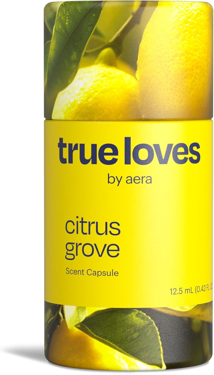 Aera True Loves Citrus Grove - Deodorizing Home Fragrance Scent Refill for Pet Odor - Notes of Wild Sage & Lemon - 12.5mL - For Use With Aera Diffuser (Sold Separately)