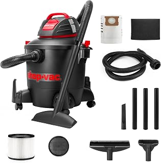 Shop-Vac 5922805 8-Gallon 4.5 Peak HP Wet/Dry Vacuum for Garage Workshop Home Jobsite Cleaning