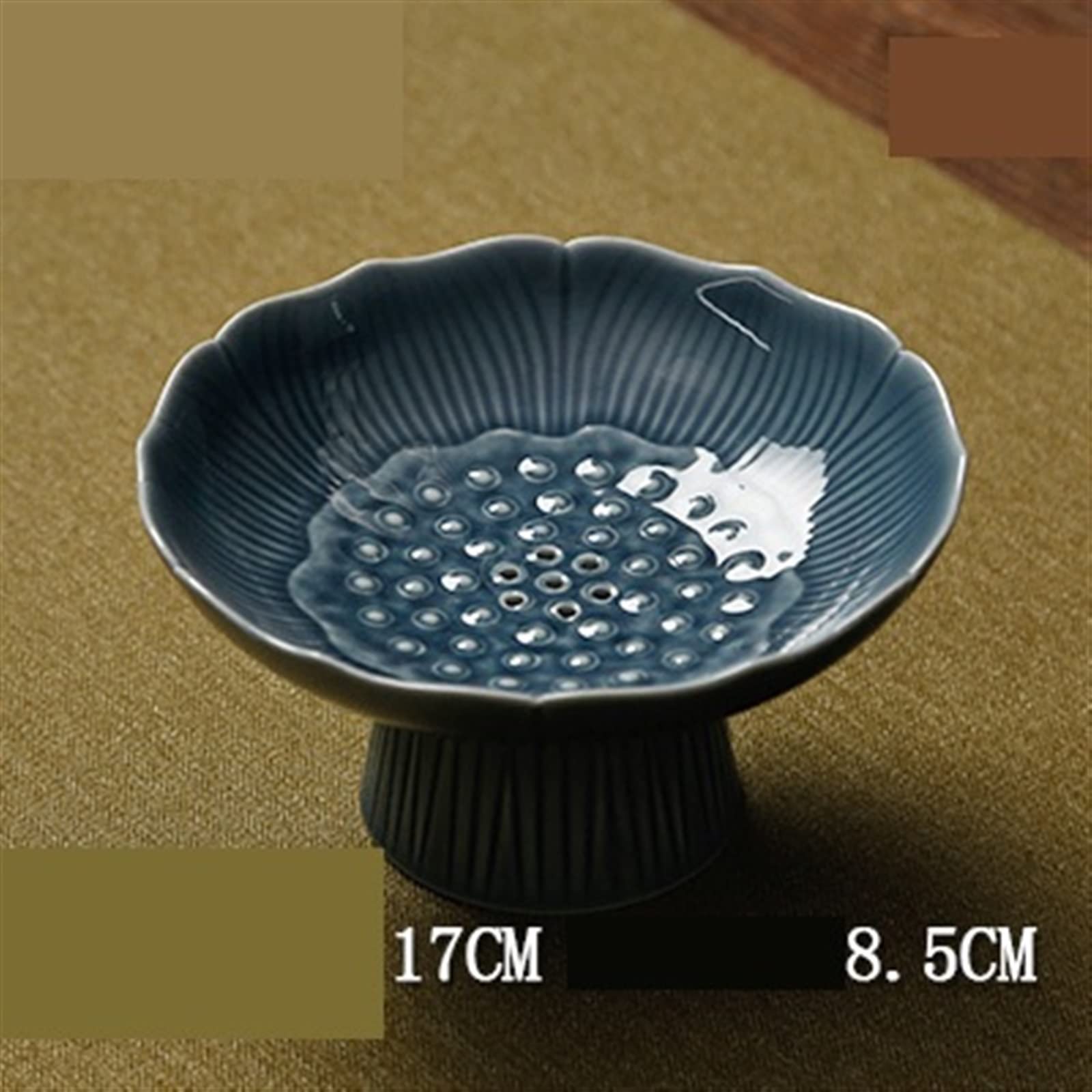 Amazon｜ディナープレート 水切り陶器 ハイレグプレート デザート