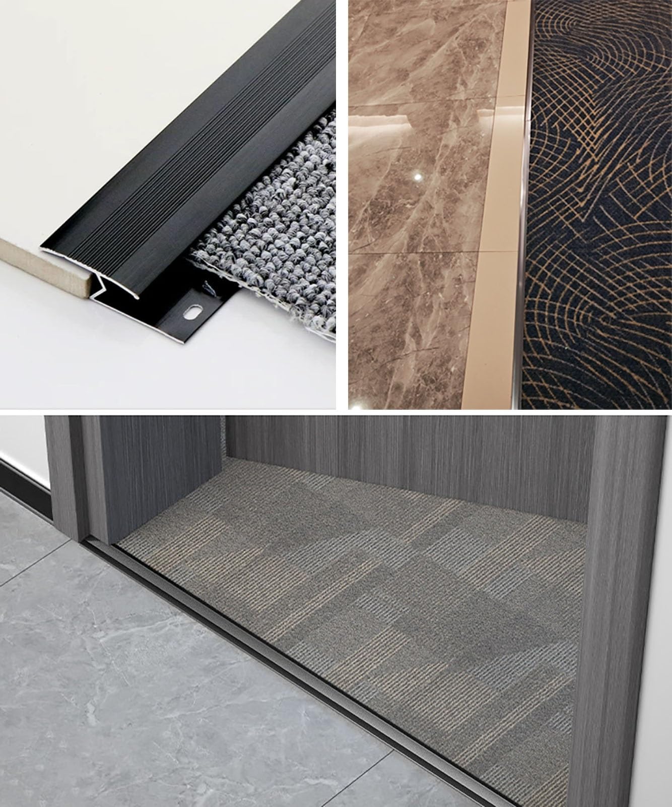 Perfil de Transición para Suelo Moldura de Aluminio para Cubrir Bordes en Forma