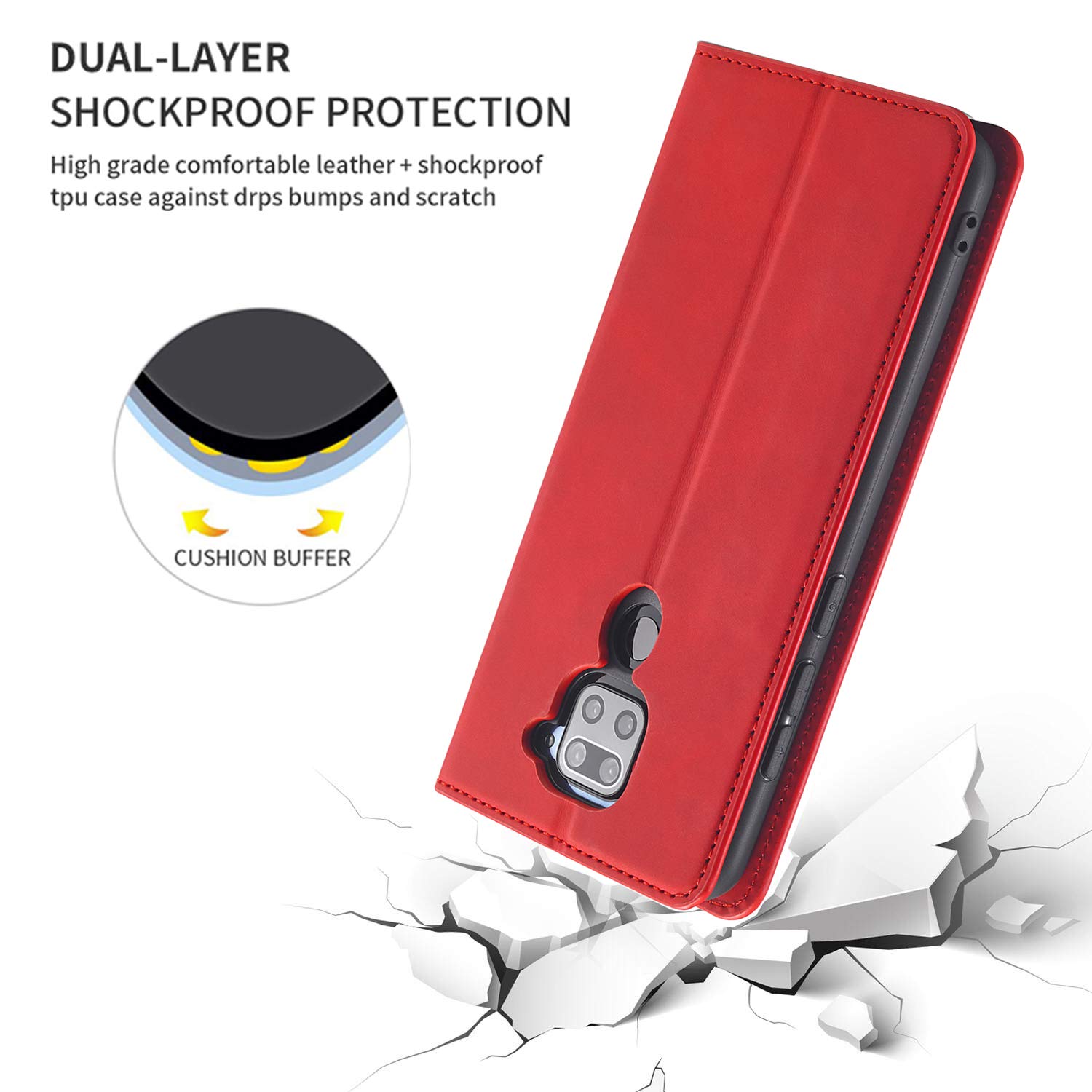 Cover Per Xiaomi Redmi Note 9, Redmi 10X 4G,Flip Cover