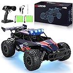 kolegend Remote Control Car for Boys, 2.4GZh RC Cars, 1:12 Monster RC Truck Off Road with LED Headlight and Rechargeable Battery Gifts for Adults Boys 8-12
