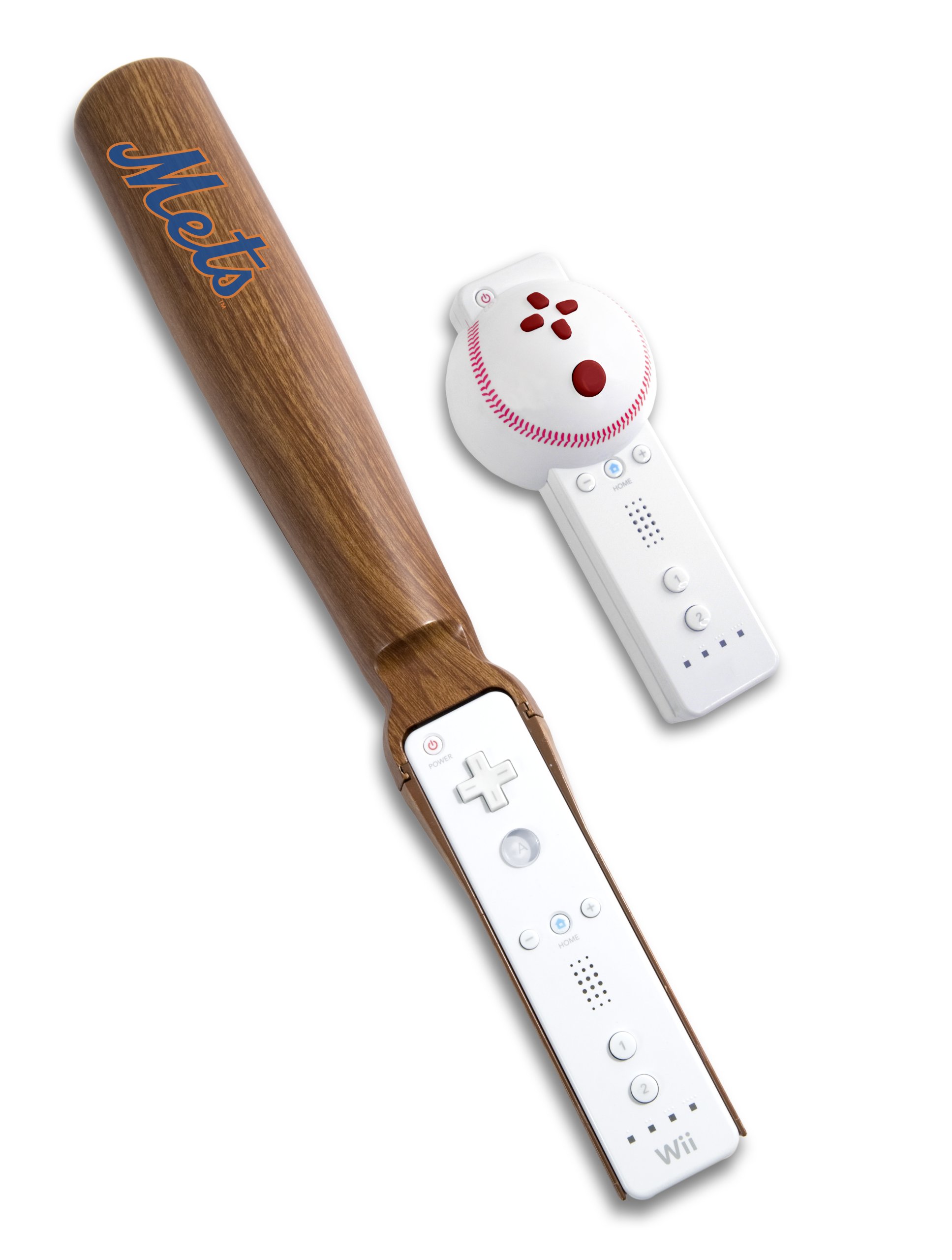 その他 Wiisports MLB New York Mets Wii Baseball and Bat Controller, Toys