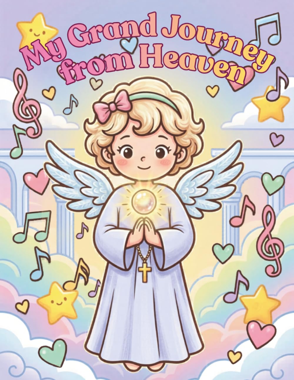 MY GRAND JOURNEY FROM HEAVEN: A Heartwarming Coloring Storybook of Love and Light