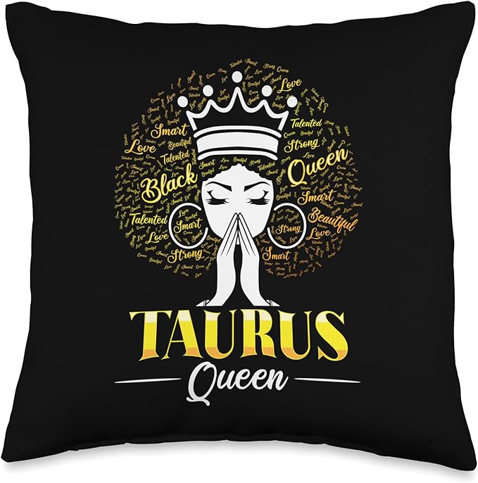Taurus April May birthday zodiac sign Taurus's men and women Throw Pillow