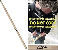 Vista 2 de Simon Phillips Judas Priest drummer signed Drumstick COA proof autographed star