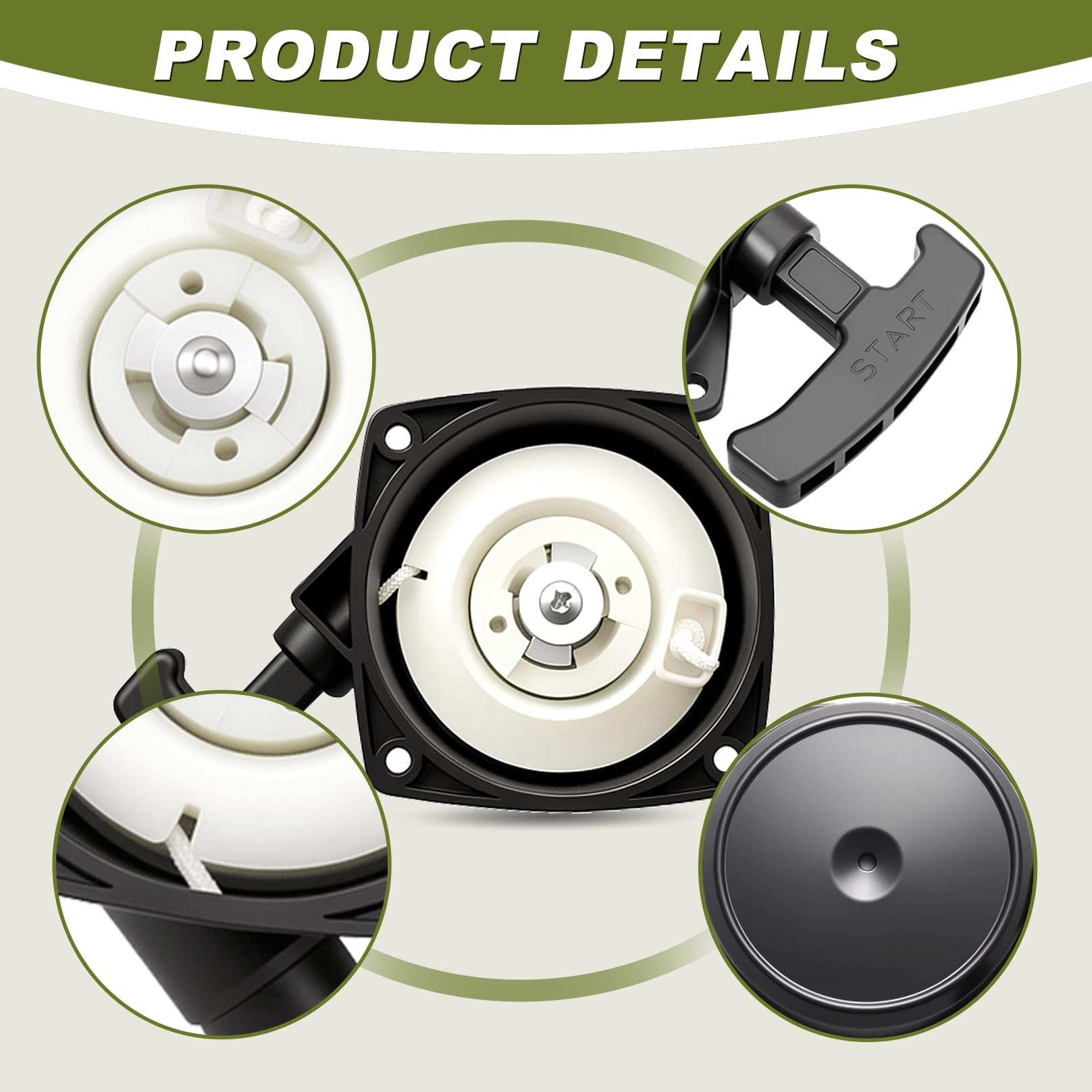 502843101 Démarreur à recul avec filtre à air 502844401 pour Husqvarna 350BF 350BT 150BT 150BF RedMax EBZ8000 EBZ8500 Kit de souffleur à dos Redmax Echo 6820675010 Shindaiwa A055010 10015 20