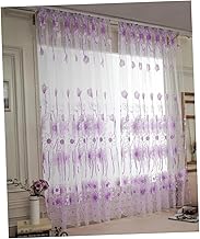 HOOTNEE Cortinas Transparentes Flores De Sol Decoração De Casa Rústica Decoração De Girassol Para Quarto Decoração Country Para Quarto Girassol Cortina De Cozinha Sala De Estar