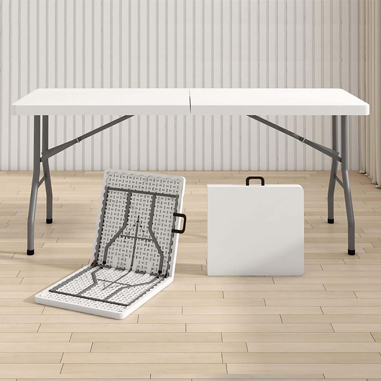Table de pique-nique pliante pour camping et repas conviviaux dans votre jardin