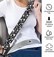 Vista 2 de Funda para cinturón de seguridad para adultos, 1 funda para cinturón de seguridad extra larga, fundas para cinturón de seguridad, cojín suave