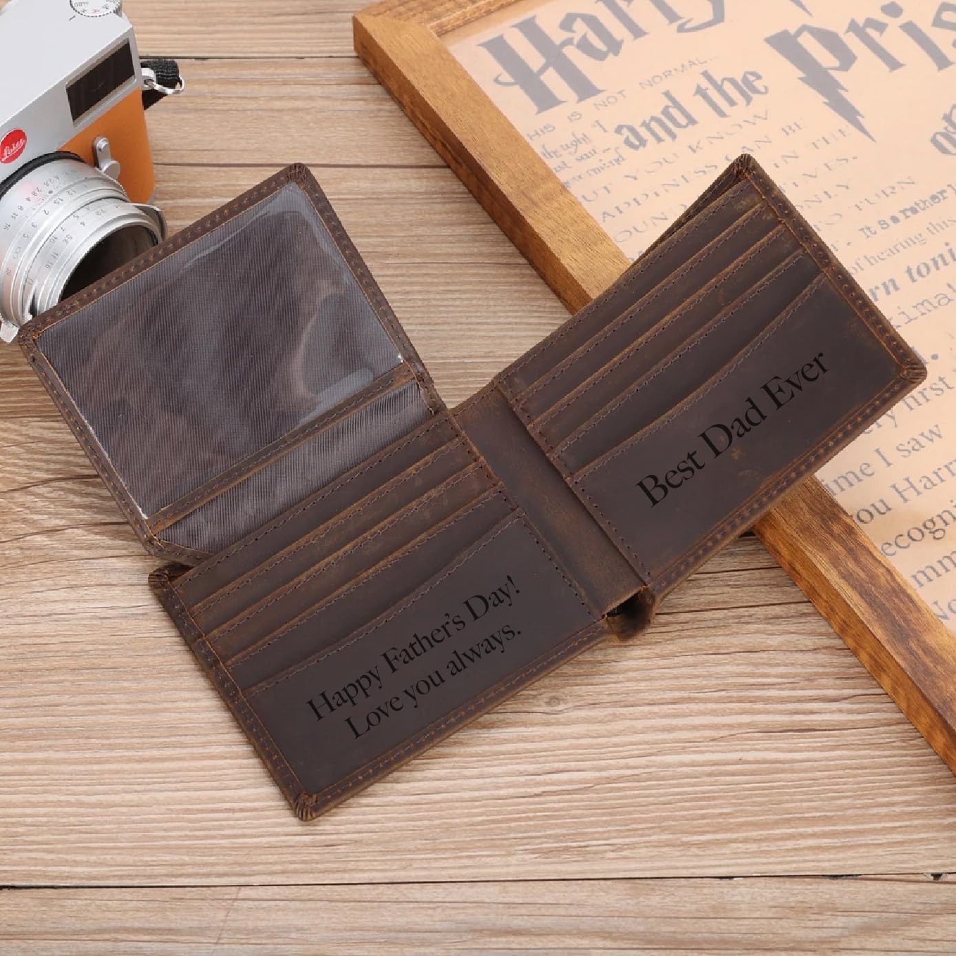 Personalized Wallet for Men, Custom Wallets for Men, Customized Custom Gift for Men, Sons, Grandpas, Father’s Day, Weddings, Anniversaries, Birthdays & Graduations, Valentines Day - Image 8