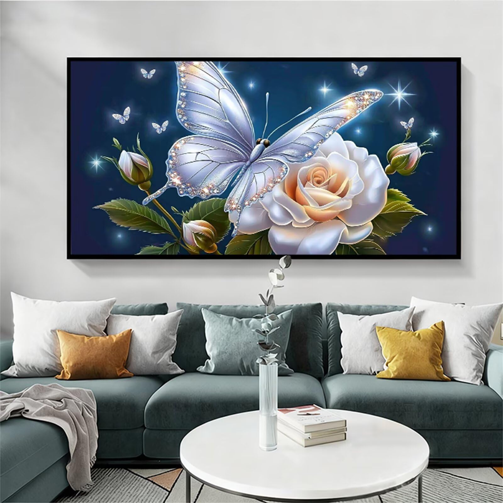 Diamentowa sztuka, motyl, zestaw do malowania diamentami 5D, piwonia, duża sztuka diamentowa, dla dorosłych, dla początkujących, DIY, kwadratowe, pełne wiercenie, haft krzyżykowy, stras, kryształ