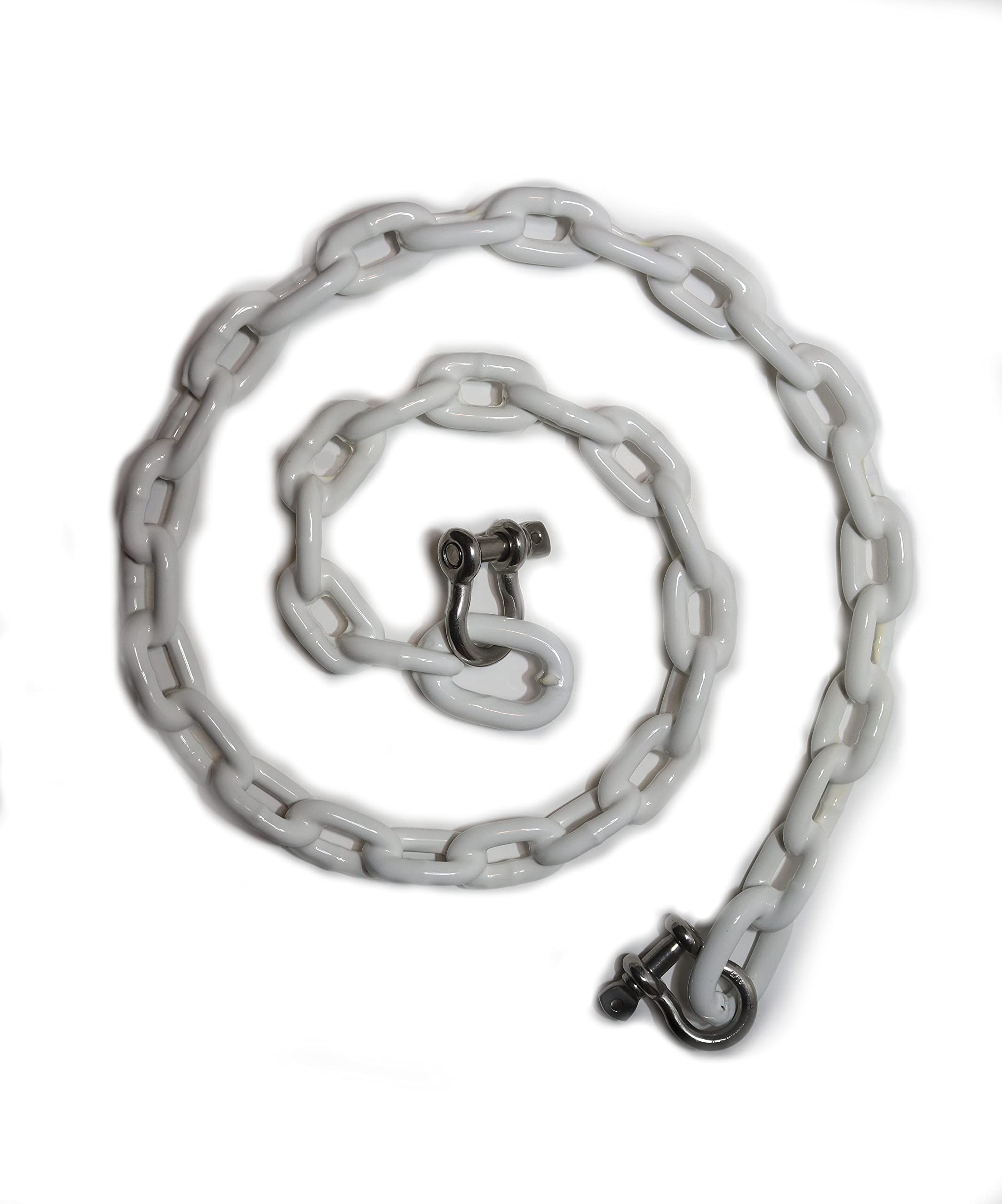 Cadena de anclaje de PVC de 6 pies blanco