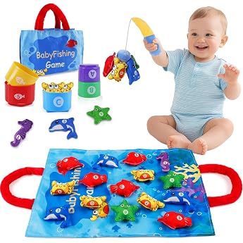 Montessori Spielzeug ab 1 2 Jahr Angelspiel kinderspielzeug Geschenk Junge