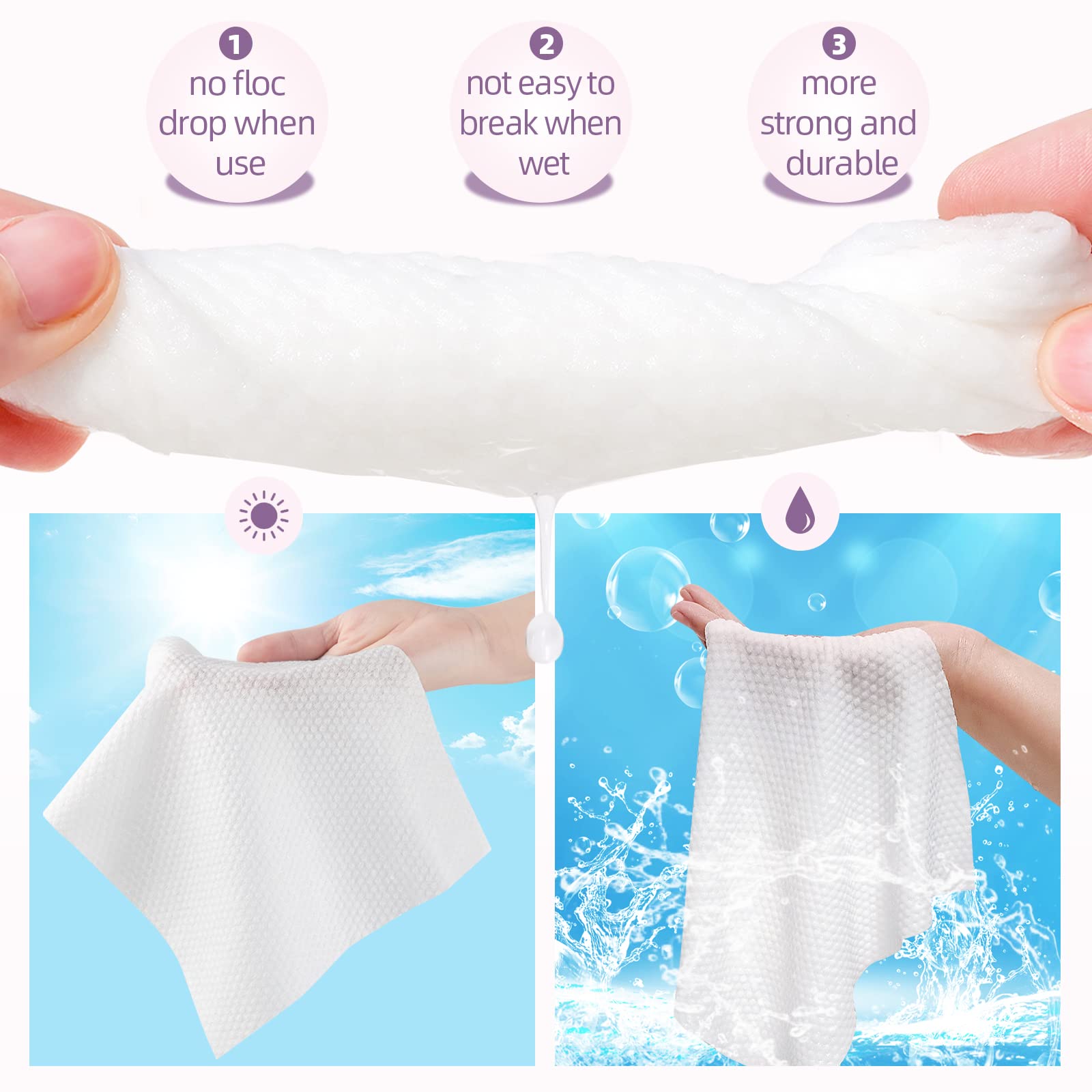 Disposable Face Towels and Facial Cleaning Cloths