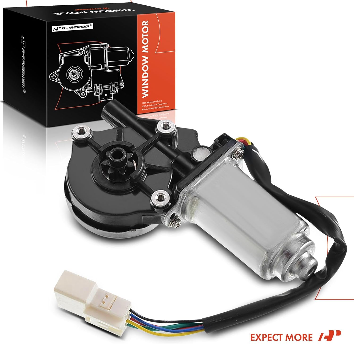 A-Premium Rear Left Power Window Lift Motor Compatible with Lexus LS430 2001 2002 2003 2004 2005 2006 Sedan, Driver Side, with Anti-Clip Function, Replace# 85720-50090