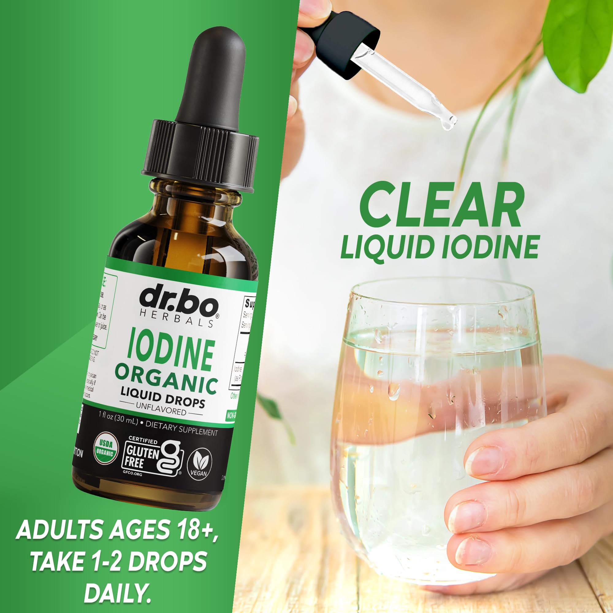 Iodine Liquid Drops Potassium Iodide - 1 Year Supply Pure Clear Organic Iodine Drops Supplement Plus Thyroid Support - Organic Potassium Iodide Liquid Supplement Tincture Thyroid Supplements 1 Fl Oz — Amazon image 7