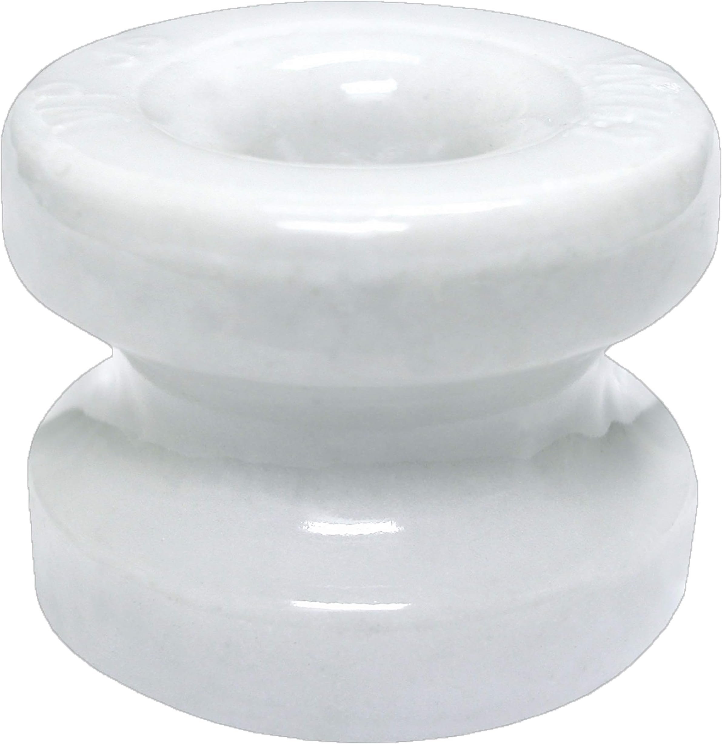 Large Ceramic Corner Post Insulator - For Wood Posts - Use With All Types of Electric Fencing - WP36 - Includes 10 Insulators