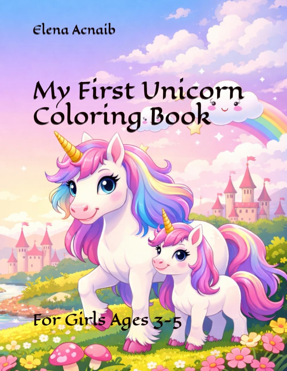 My First Unicorn Coloring Book: For Girls Ages 3-5