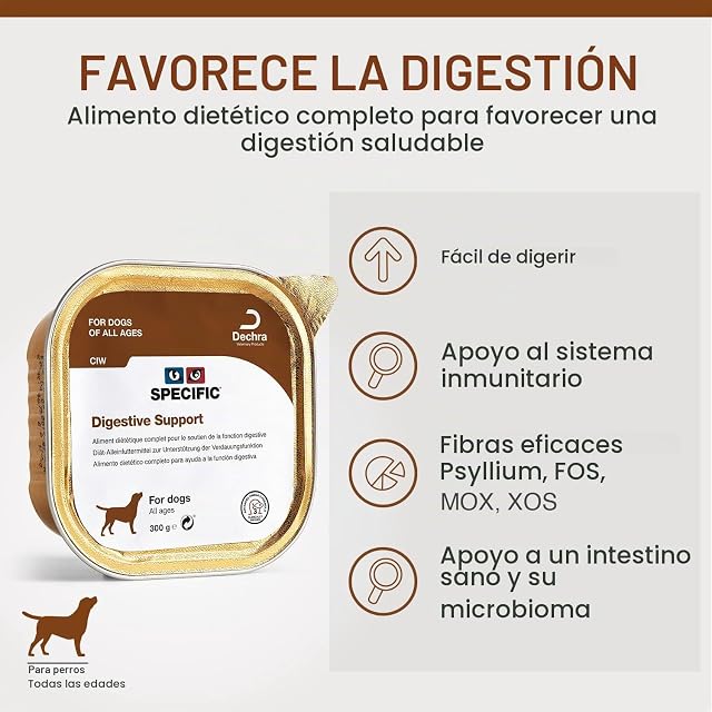 Foto 2 de 6 de Specific Canine CIW Digestive Support 6X 300GR