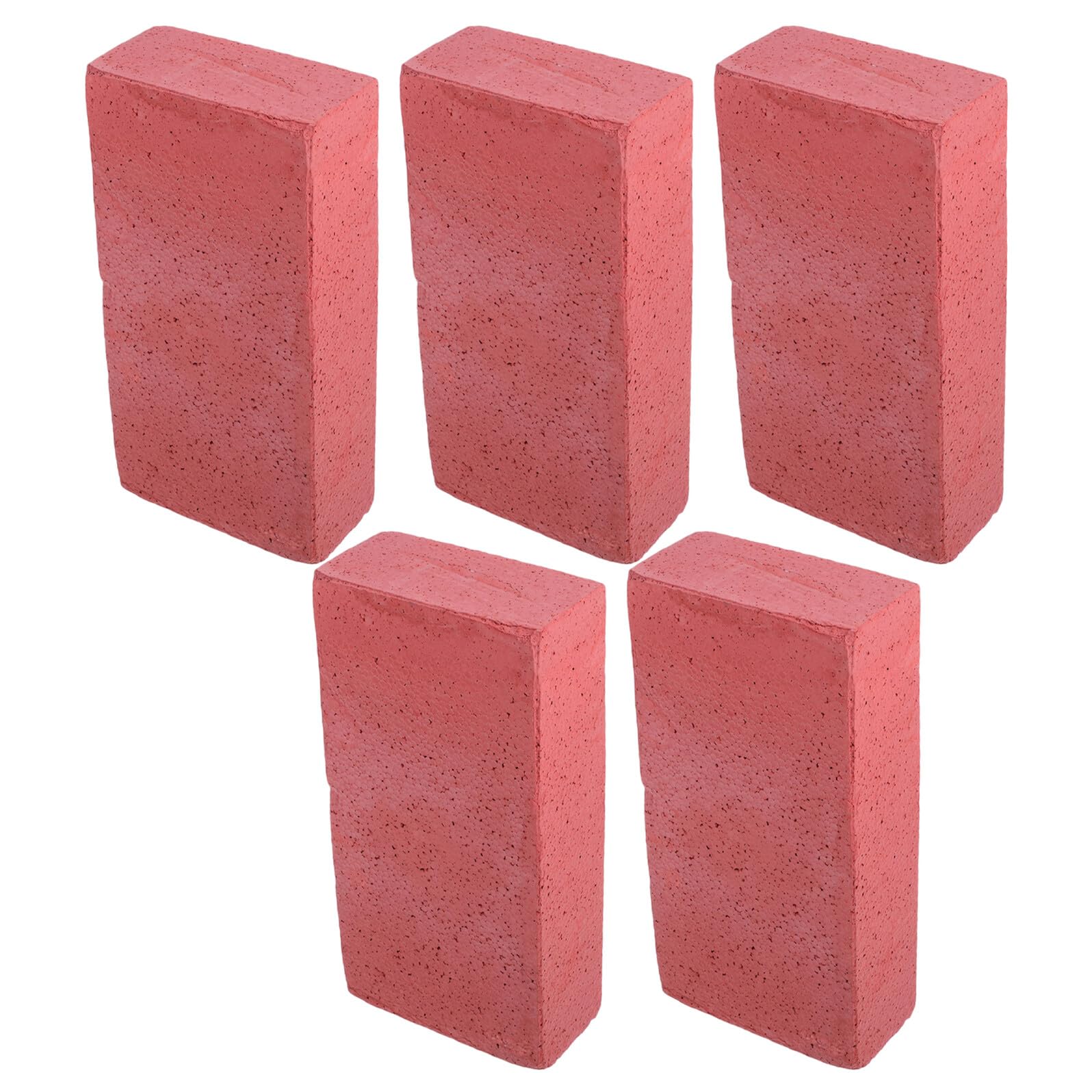 Toyvian 5pcs Foam Fake Bricks Simulation Trick Bricks Realistic Stage Prop Halloween Cosplay Accessories for Movie Cosplay Theater Show Prank