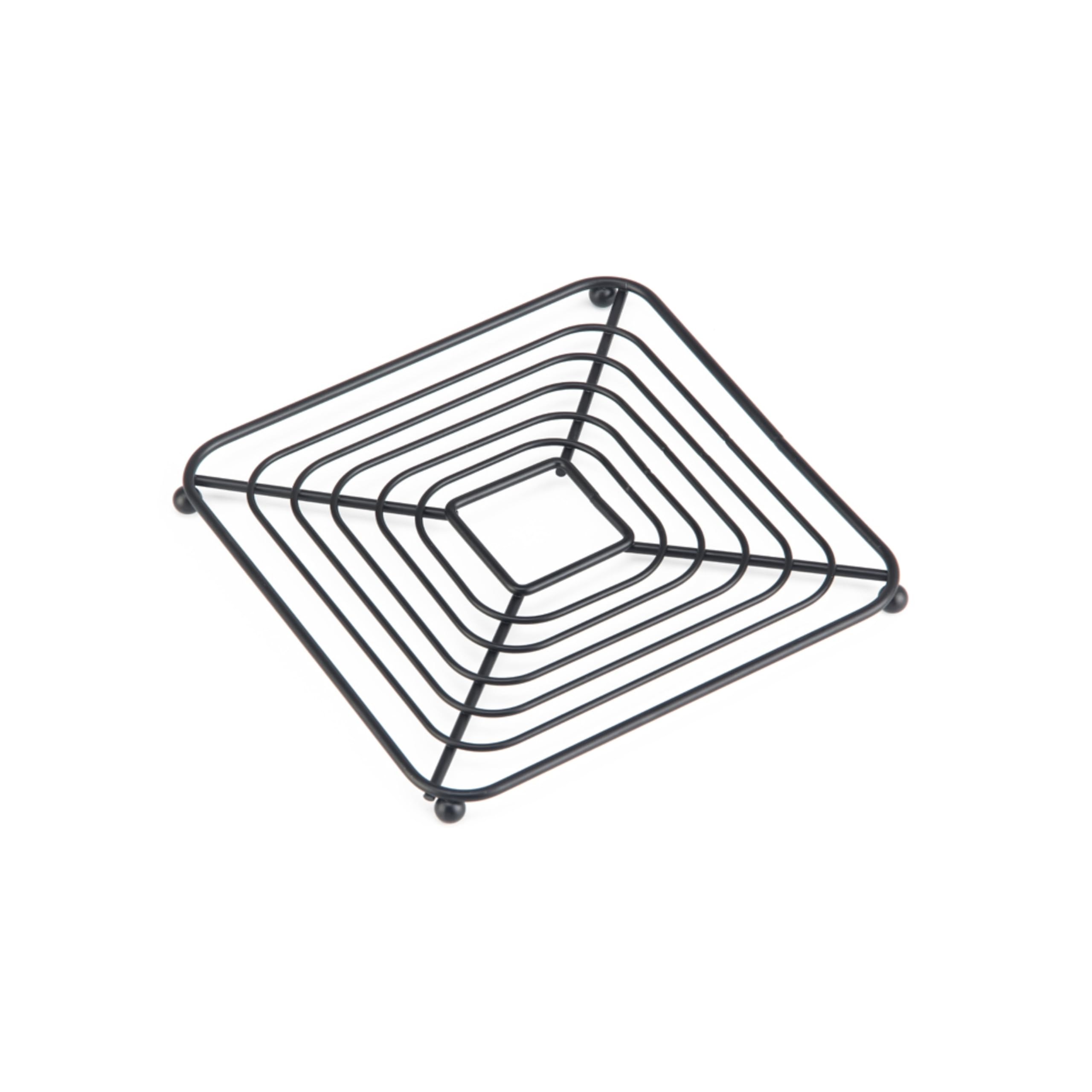 Royalford 18cm Iron Trivet Stand RF12448 Multi-purpose Pot Holders Heat Resistant Kitchen Worktop Protector Non-Slip Durable Potholders for Hot Dishes Square pot Holders