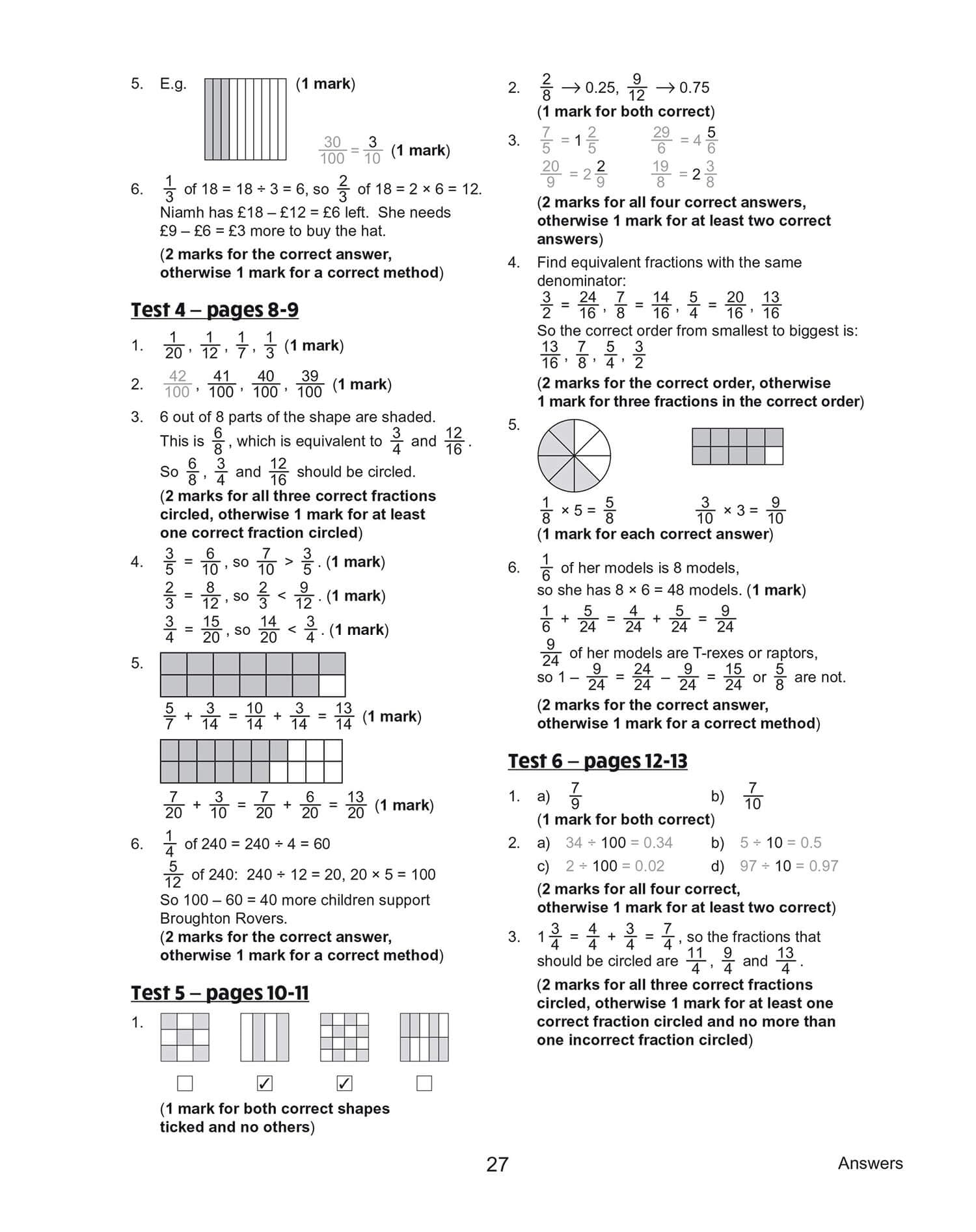 New KS2 Maths 10-Minute Tests: Fractions, Decimals & Percentages - Year 5: perfect for catching up at home (CGP KS2 Maths) - Image 8