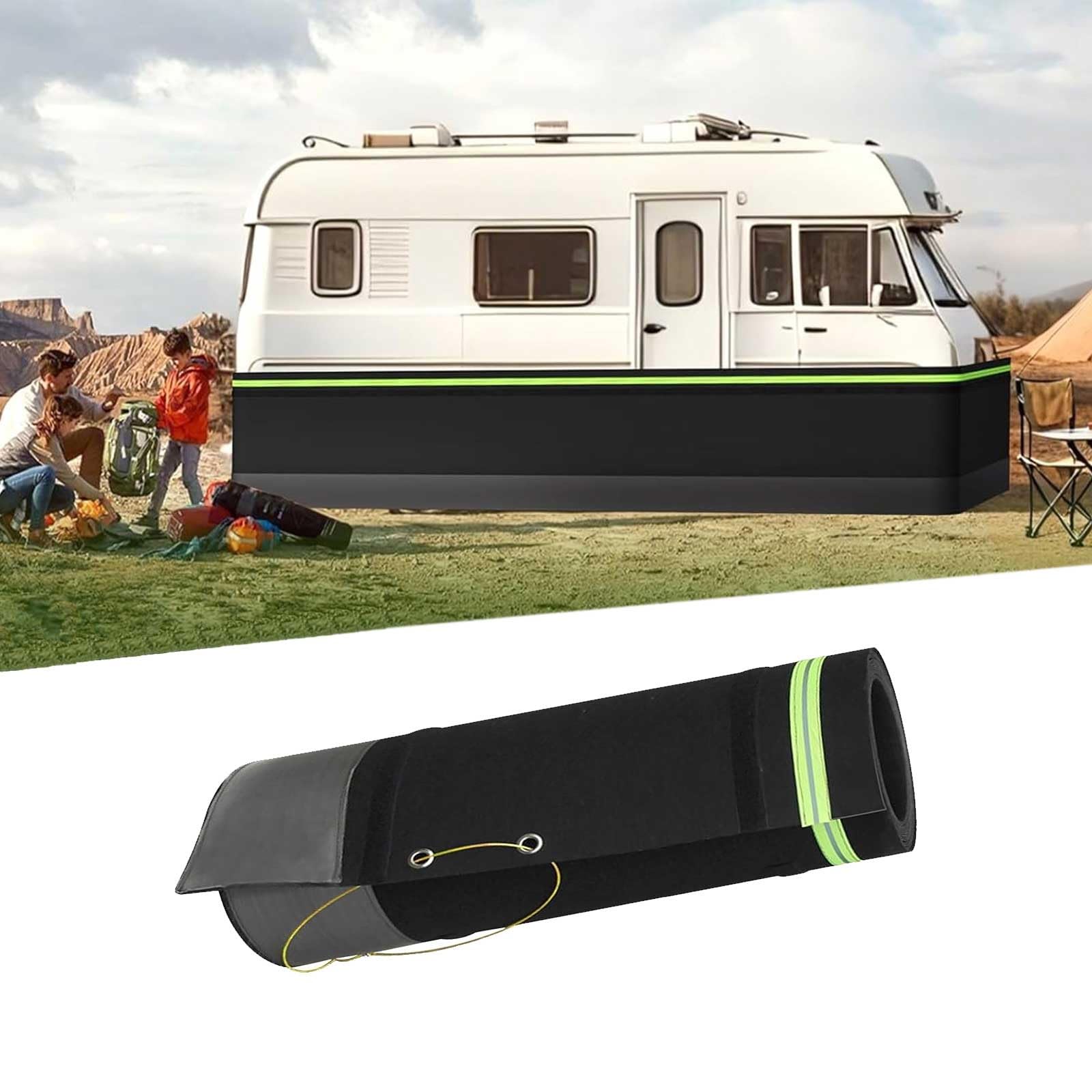 Housse de protection pour caravane bâche hivernage anti-UV imperméable neige 38m
