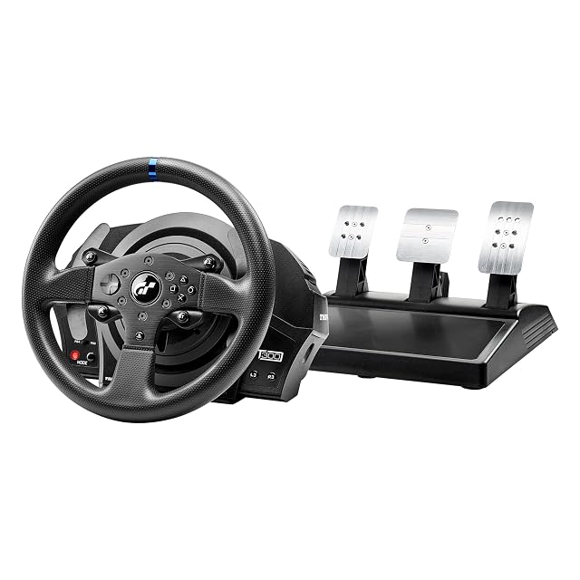 Thrustmaster T300RS GT Steering Wheel Set Premium Force Feedback Sim Racing Wheel Pedals for PS5 PS4 PC Realistic