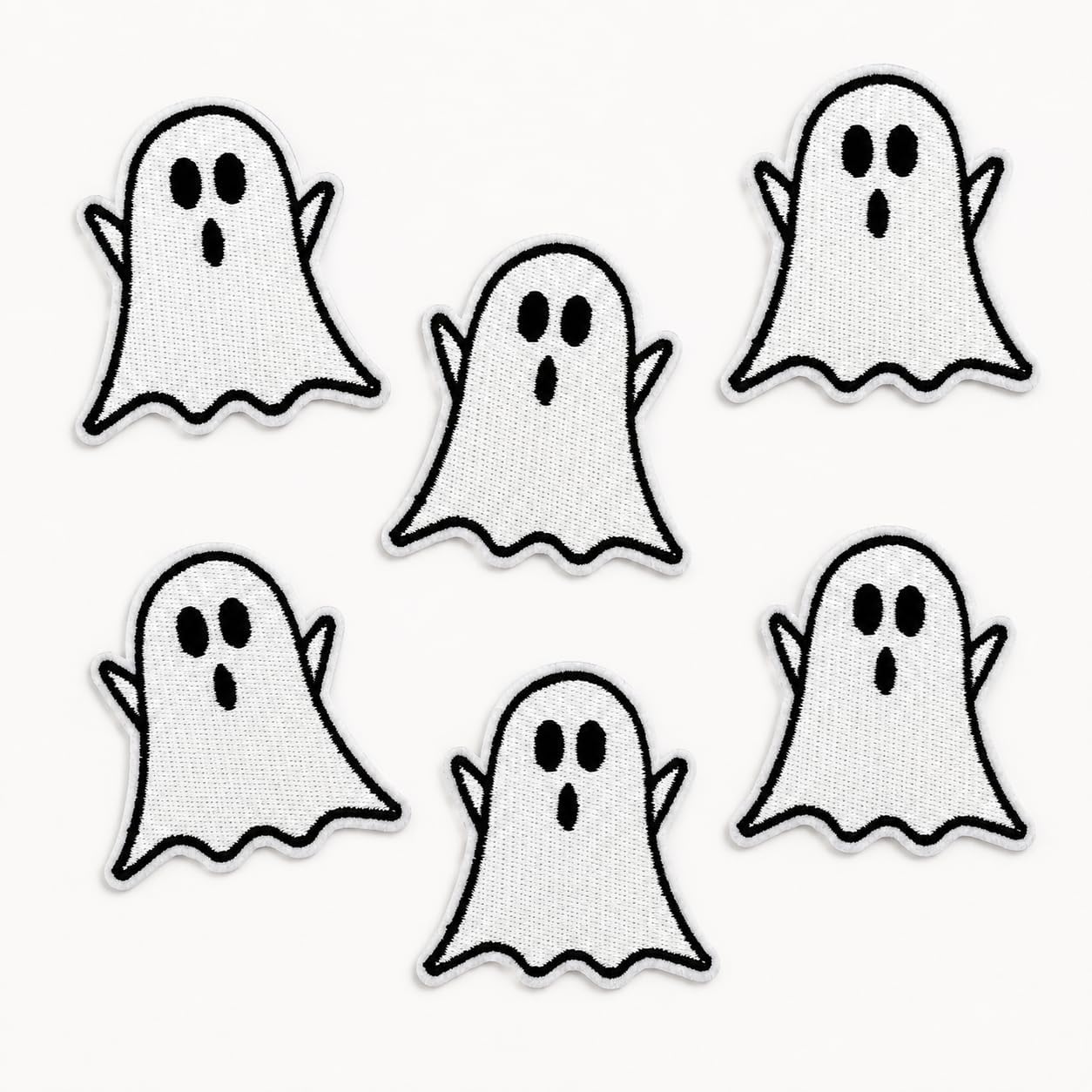 6PCS Ghost Iron on Patches