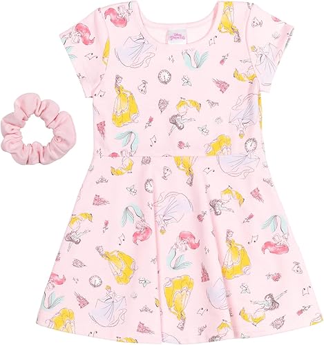 Disney Vestido skater y coletero para bebés y niños grandes (18 meses - 14-16)