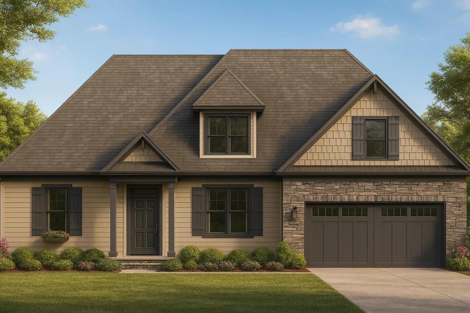 11-1500 House Plan - Traditional Craftsman Home Plan - 3-Bed, 2-Bath, 2,200 SF