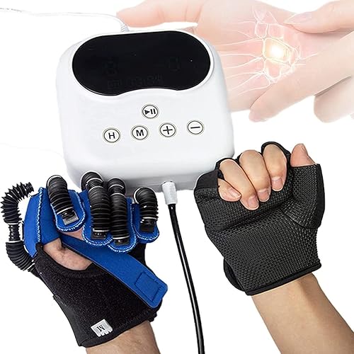 Miniatura 36 de Guantes de robot de rehabilitación Protector exoesqueleto entrenamiento manual para accidente cerebrovascular hemiplejia función de la mano