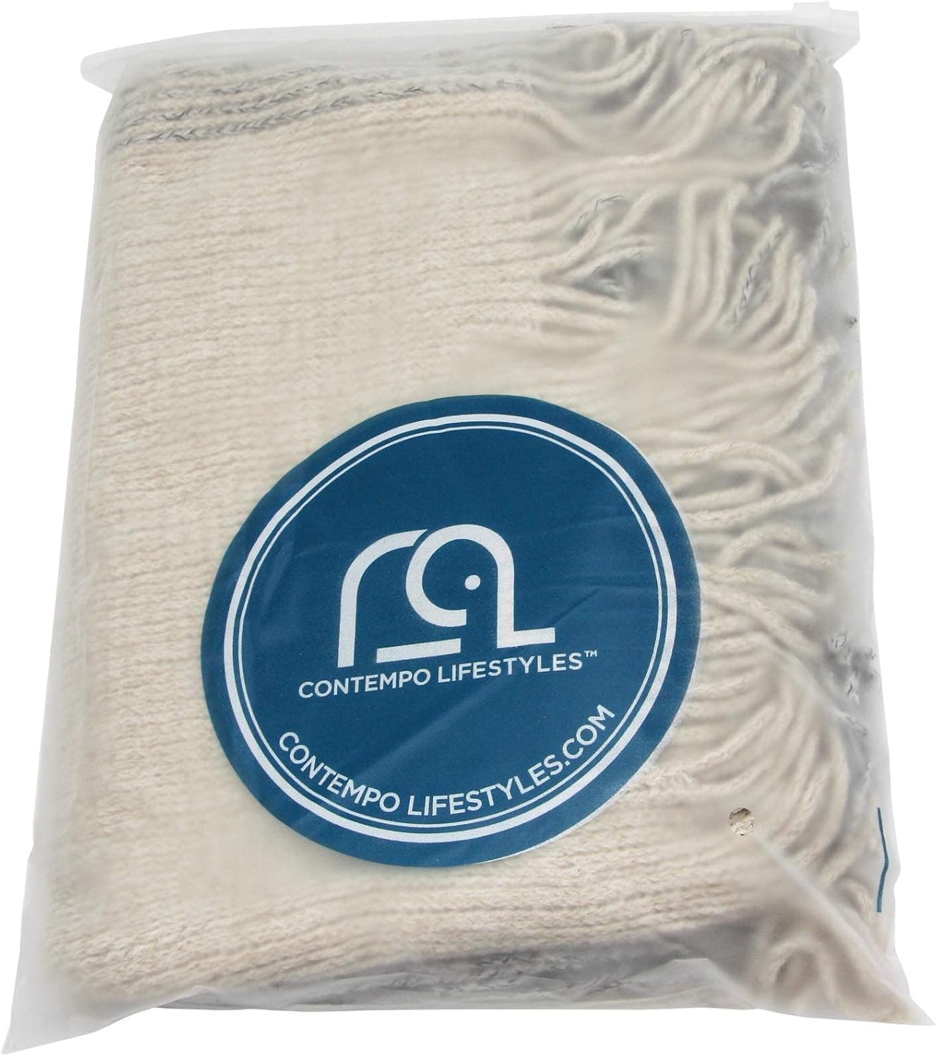 Contempo Lifestyles Knit Infinity Scarf – Women, Warm Scarf with Fringes – Circle Loop Scarves, Soft & Cozy - Image 5