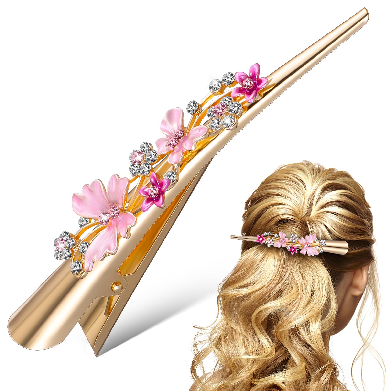 Amazon | Frcolor くちばしクリップ ダッカール クリップピン 大 お花