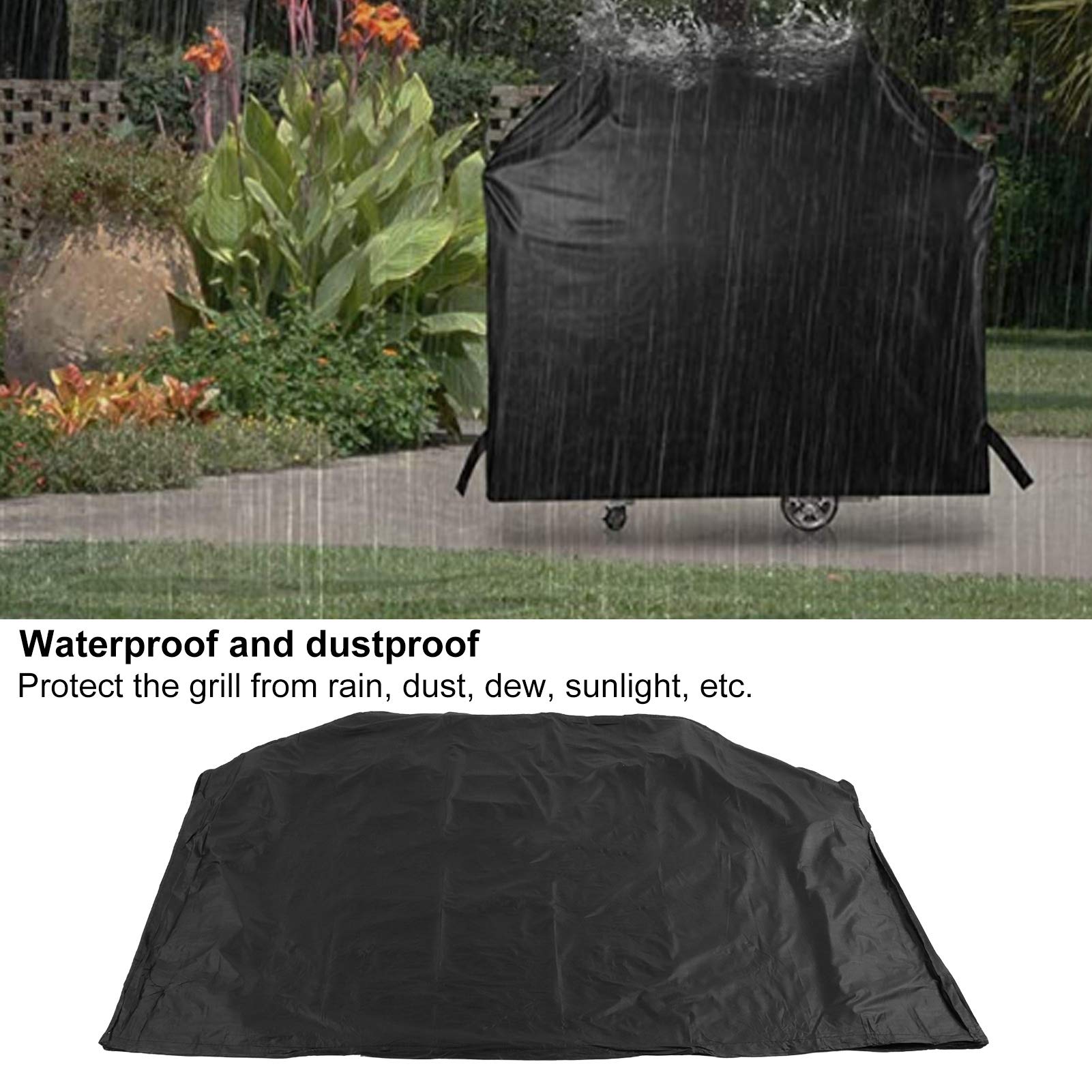 Cubierta Protectora para Barbacoa, Cubiertas Protectoras para Parrilla al Aire Libre para Barbacoa de jardín (Grande)